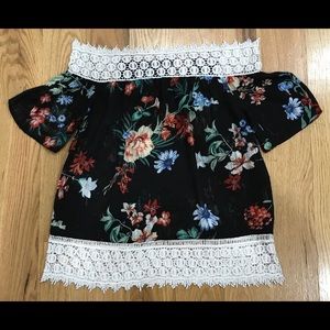 Floral Off the Shoulder Top